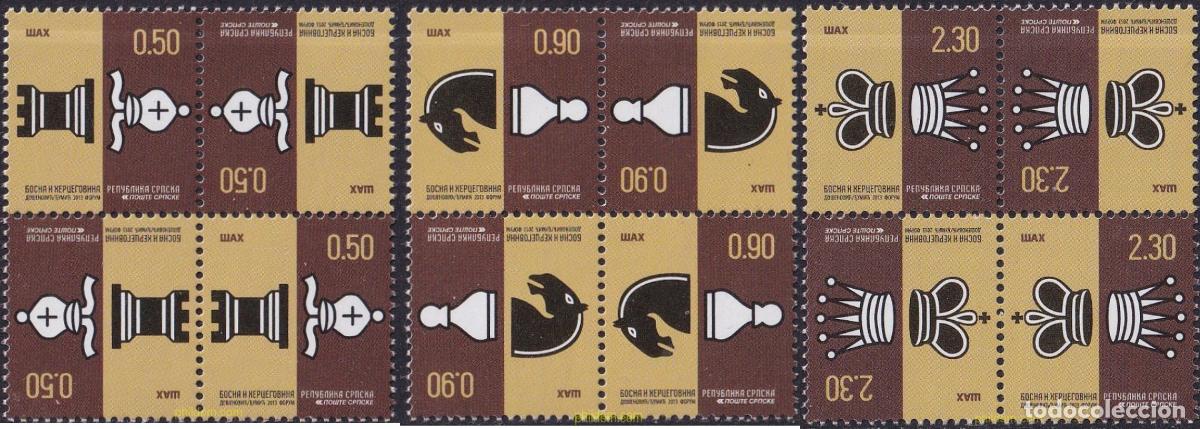 Sellos: 794867 MNH BOSNIA-HERZEGOVINA. Adm Serbia 2013 AJEDREZ