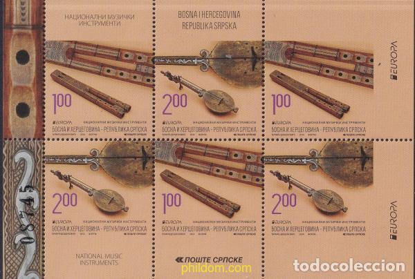 Selos: 794894 MNH BOSNIA-HERZEGOVINA. Adm Serbia 2014 EUROPA CEPT 2014 - INSTRUMENTOS MUSICALES