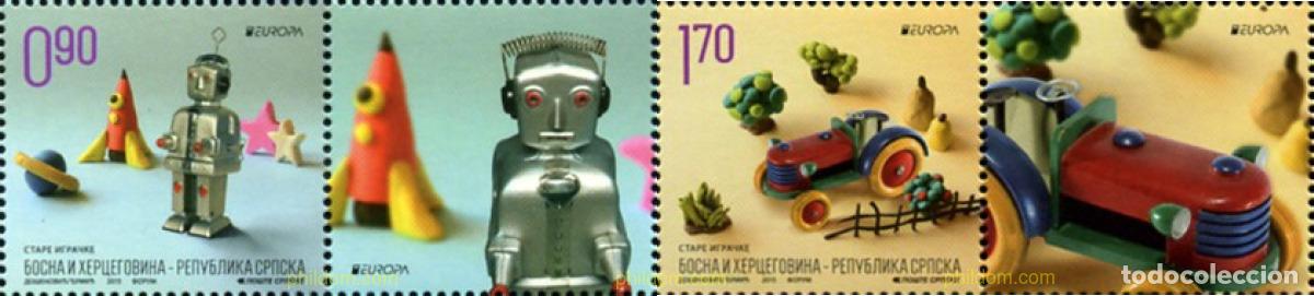 Sellos: 794915 MNH BOSNIA-HERZEGOVINA. Adm Serbia 2015 EUROPA CEPT - 2015 JUGUETES