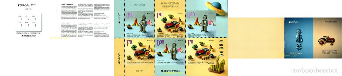 Sellos: 343544 MNH BOSNIA-HERZEGOVINA. Adm Serbia 2015 EUROPA CEPT - 2015 JUGUETES