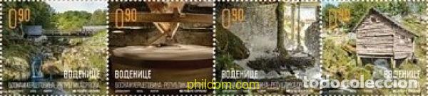 Sellos: 794917 MNH BOSNIA-HERZEGOVINA. Adm Serbia 2015 PATRIMONIO CULTURAL - MOLINOS DE AGUA