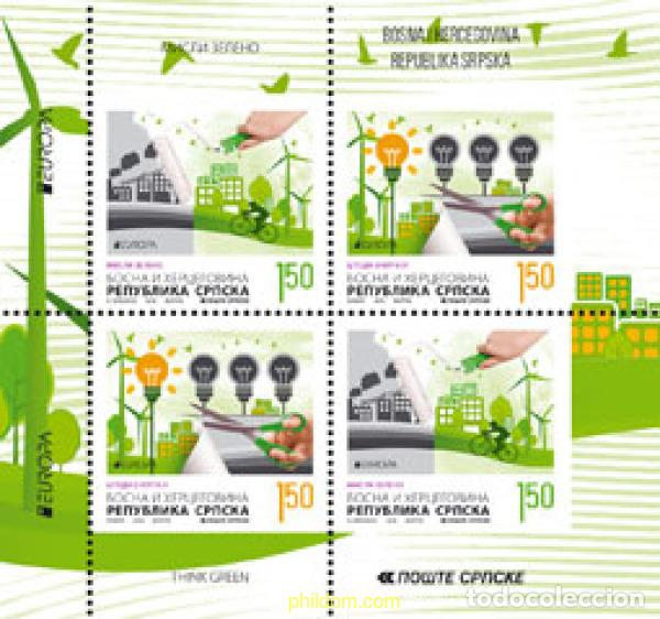 Sellos: 794918 MNH BOSNIA-HERZEGOVINA. Adm Serbia 2016 EUROPA CEPT 2016 - ECOLOGIA EN EUROPA - PIENSA EN VE
