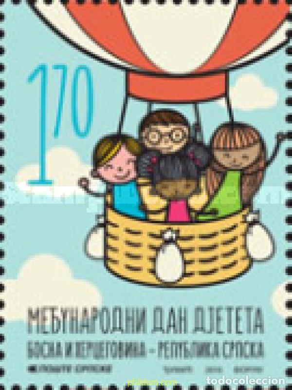 Sellos: 736468 MNH BOSNIA-HERZEGOVINA. Adm Serbia 2016 DIA DEL NI&ntilde;O