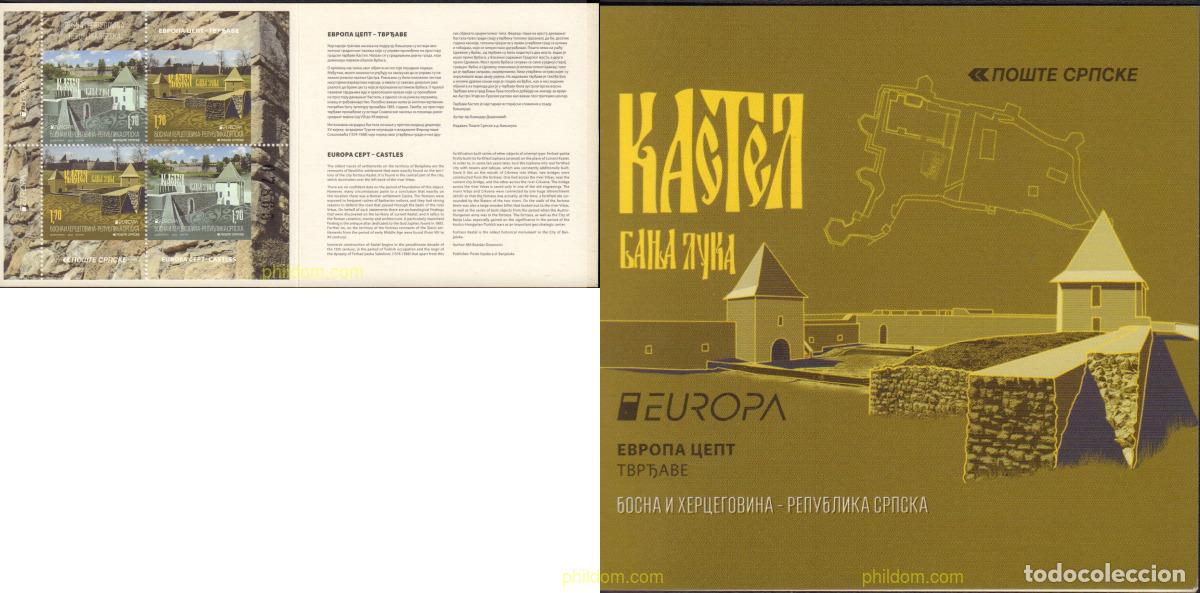 Sellos: 582144 MNH BOSNIA-HERZEGOVINA. Adm Serbia 2017 EUROPA CEPT 2017 - CASTILLOS