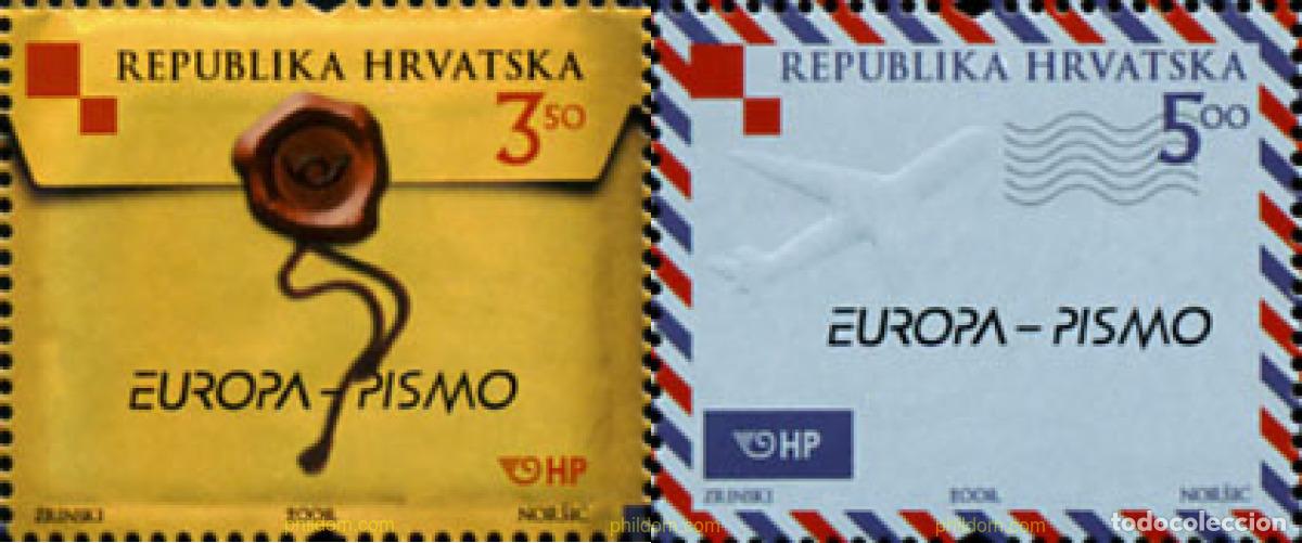 Sellos: 215647 MNH CROACIA 2008 EUROPA CEPT 2008 CARTAS