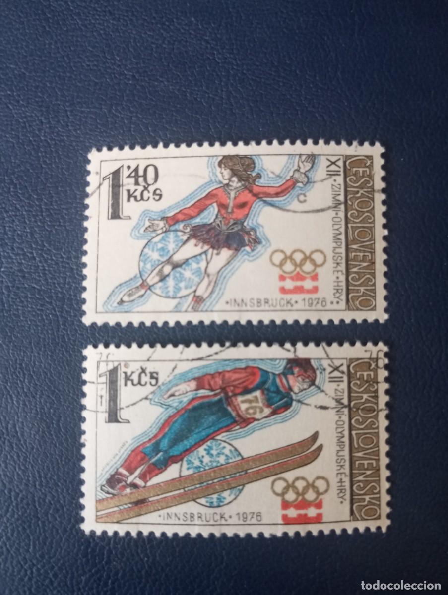 Sellos: CHECOSLOVAQUIA, 1976, OLIMPIADAS DE INSBRUCK