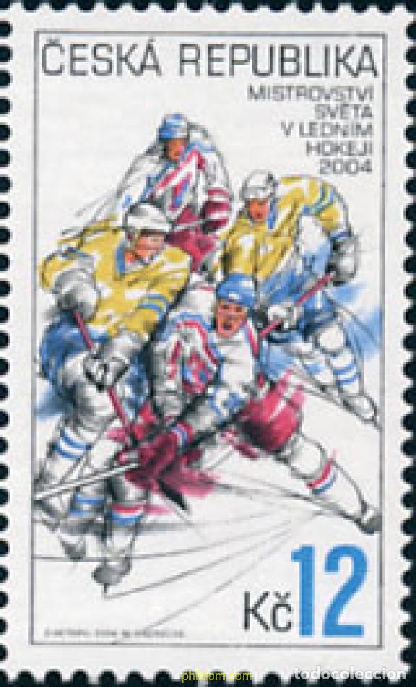 Sellos: 156971 MNH CHEQUIA 2004 HOCKEY SOBRE HIELO