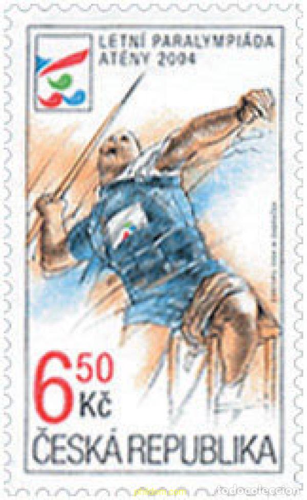 Sellos: 141698 MNH CHEQUIA 2004 JUEGOS PARALIMPICOS. ATENAS 2004