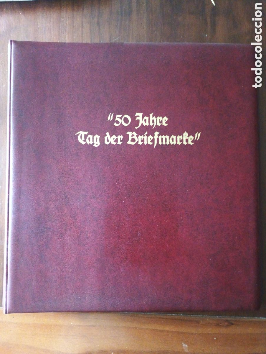 Sellos: ALBUM 50 ANIVERSARIO EMISI&Oacute;N DIA DEL SELLO EUROPEO + 18 HOJAS SAFE DUAL