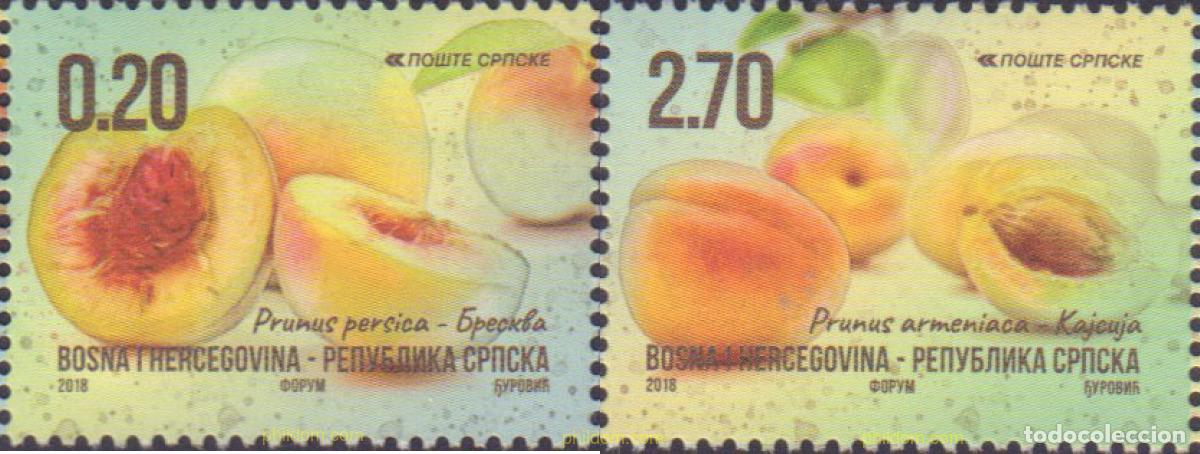 Sellos: 598682 MNH BOSNIA-HERZEGOVINA. Adm Serbia 2018 FRUTOS