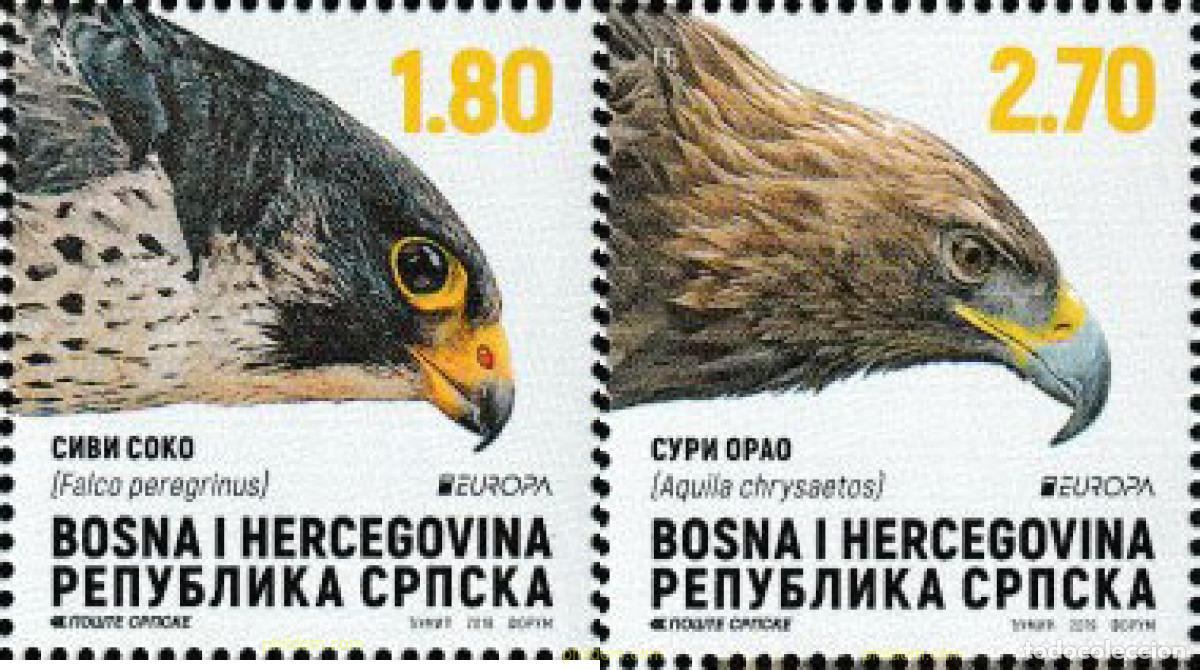 Sellos: 607946 MNH BOSNIA-HERZEGOVINA. Adm Serbia 2019 EUROPA CEPT 2019 - NATIONAL BIRD