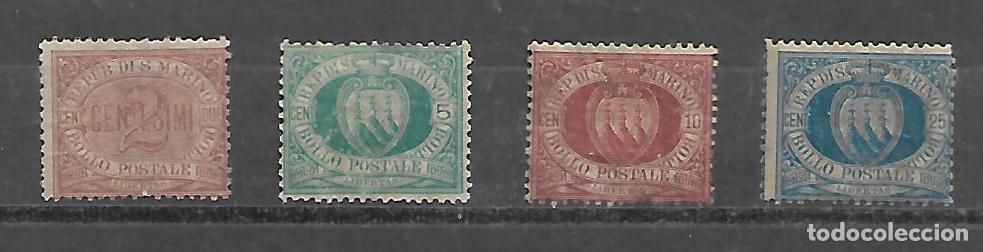 Sellos: SELLOS DE LA SERIE DE SAN MARINO DE 1895/99