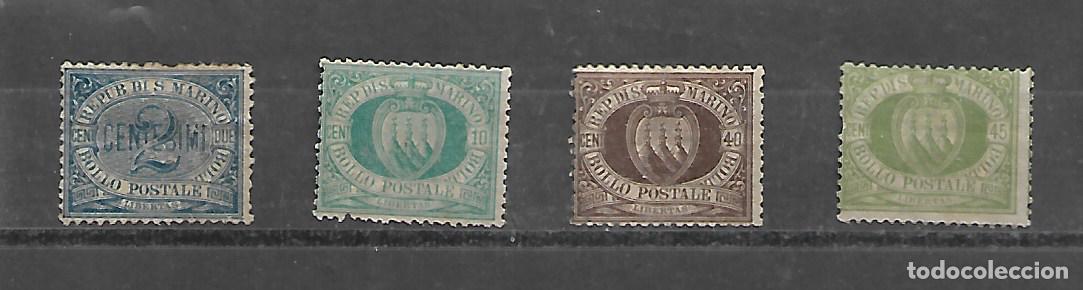 Sellos: SELLOS DE LA SERIE DE SAN MARINO DE 1892/94