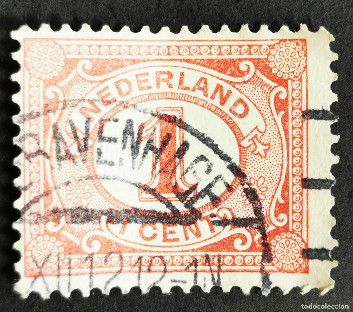 Sellos: Sello Paises Bajos 1899, N&uacute;mero , 1 c . Michel: NL 50