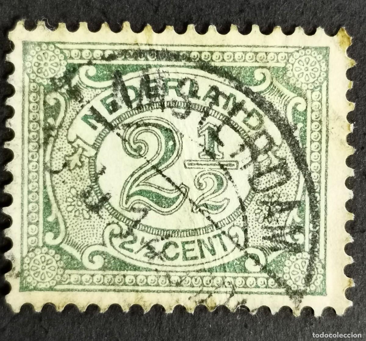 Sellos: Sello Paises Bajos 1899, N&uacute;mero , 2 c . Michel: NL 52