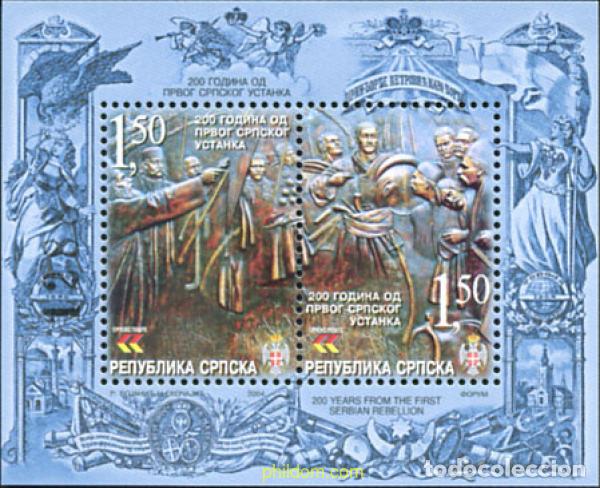 Sellos: 161624 MNH BOSNIA-HERZEGOVINA. Adm Serbia 2004 200 ANIVERSARIO DE LA PRIMERA REVOLUCION