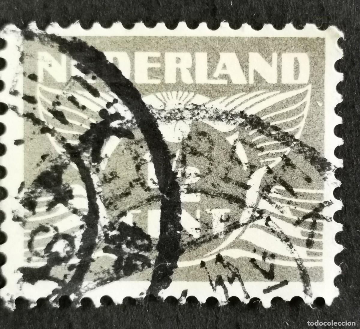 Sellos: Sello Pa&iacute;ses Bajos 1926, Paloma Voladora - 1926-1935 - Serie A , &frac12; c. Michel: NL 171A