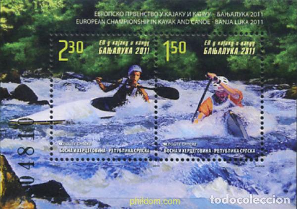 Sellos: 317383 MNH BOSNIA-HERZEGOVINA. Adm Serbia 2011 CAMPEONATO DE EUROPA EN KAYAK Y CANOA - BANJALUKA 20