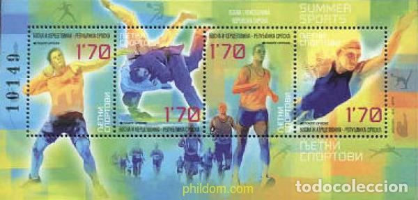 Sellos: 366645 MNH BOSNIA-HERZEGOVINA. Adm Serbia 2016 DEPORTES