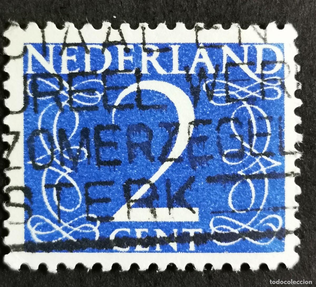 Sellos: Sello Pa&iacute;ses Bajos 1946, N&uacute;mero, 2 c. Michel: NL 469YxA