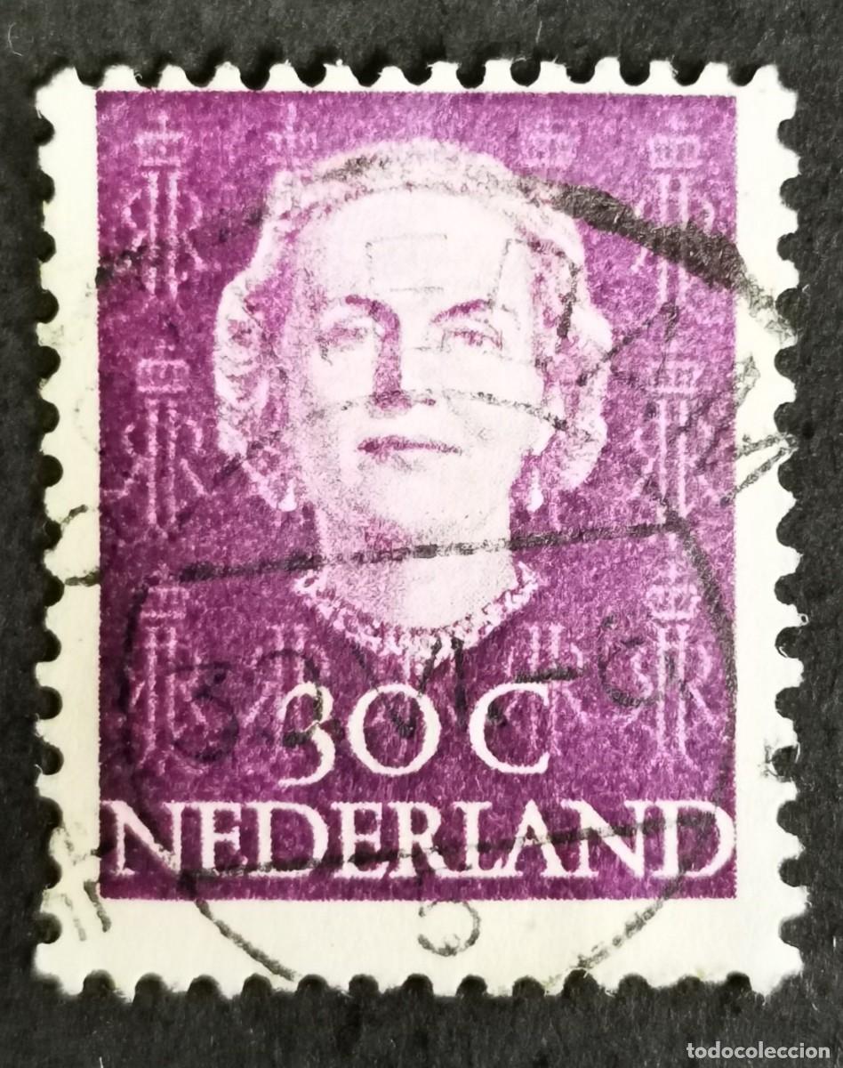 Sellos: Sello Pa&iacute;ses Bajos 1949, Reina Juliana (1909-2004), 30 c. Michel: NL 533