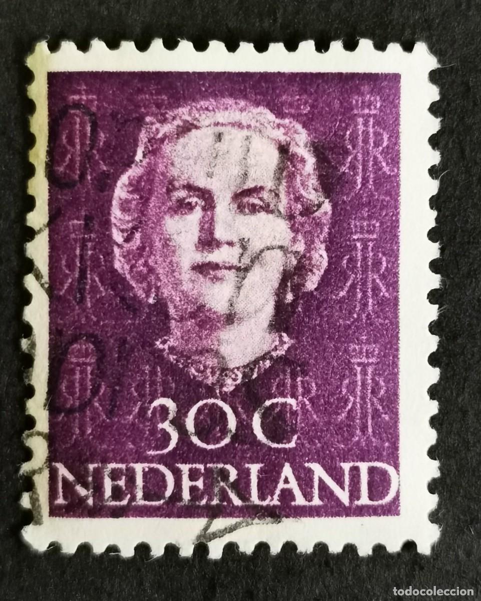 Sellos: Sello Pa&iacute;ses Bajos 1949, Reina Juliana (1909-2004), 30 c. Michel: NL 533