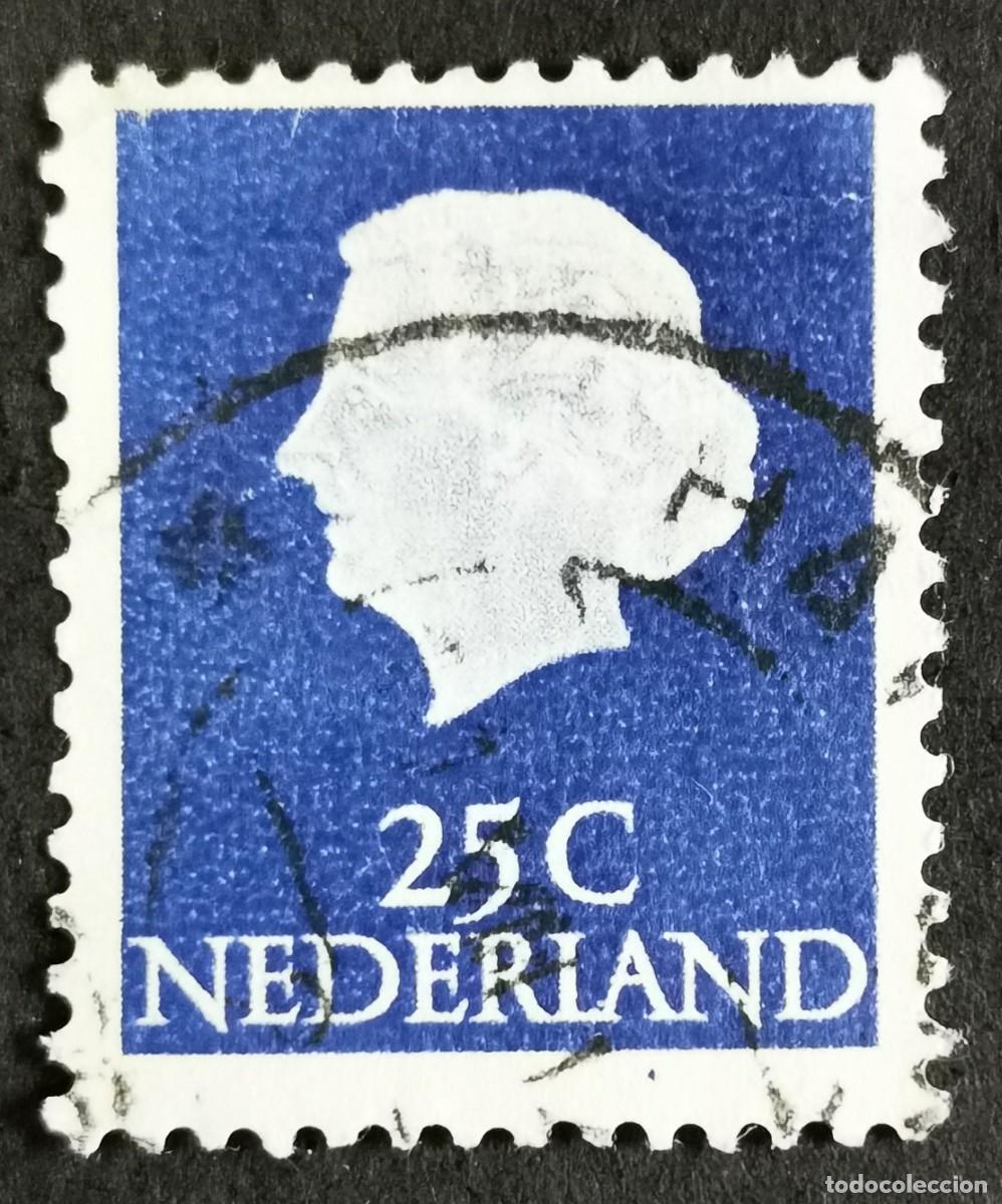 Sellos: Sello Pa&iacute;ses Bajos 1953, Reina Juliana (1909-2004), 25 c. Michel: NL 623XxA