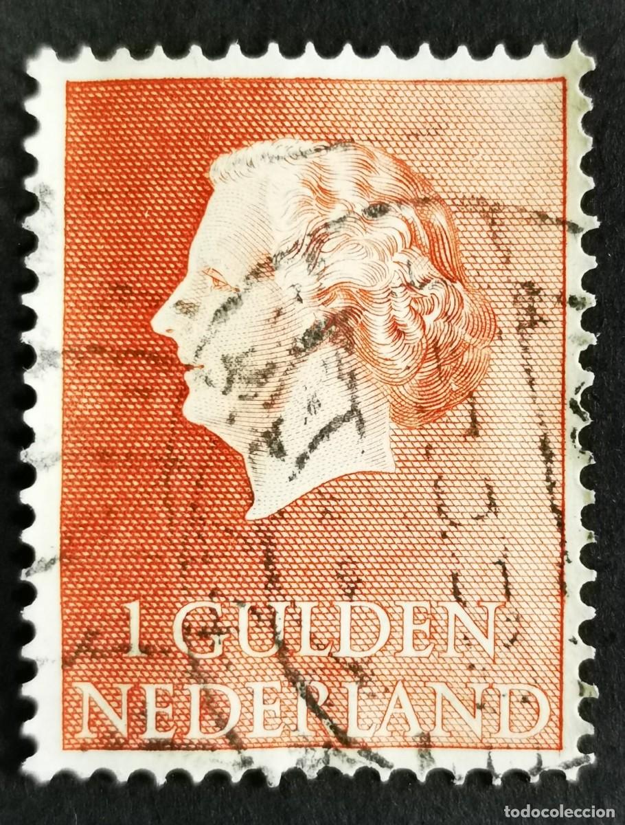 Sellos: Sello Pa&iacute;ses Bajos 1954, Reina Juliana (1909-2004), 1 &fnof; . Michel: NL 647