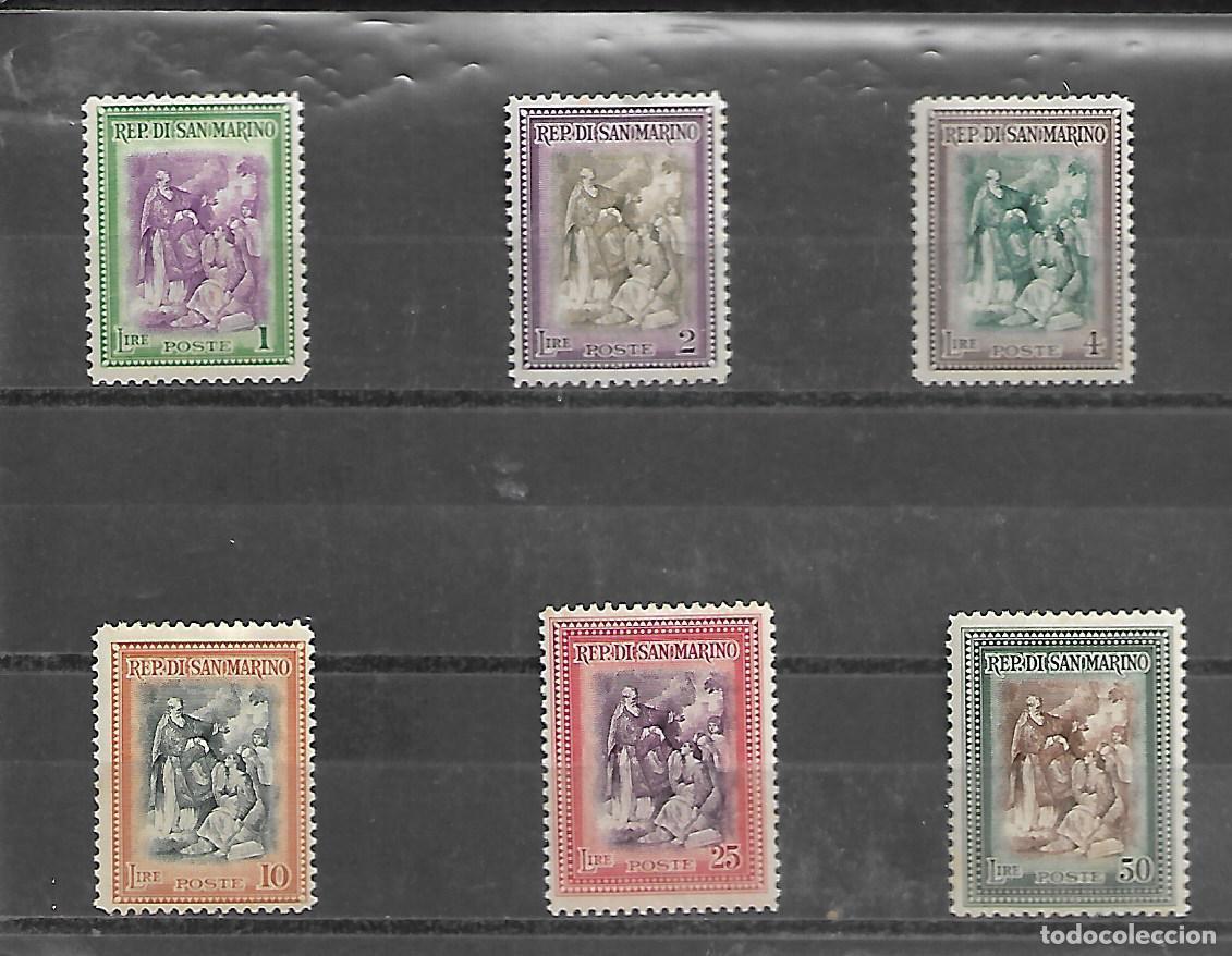 Sellos: SERIE COMPLETA NUEVA DE SAN MARINO DE 1947