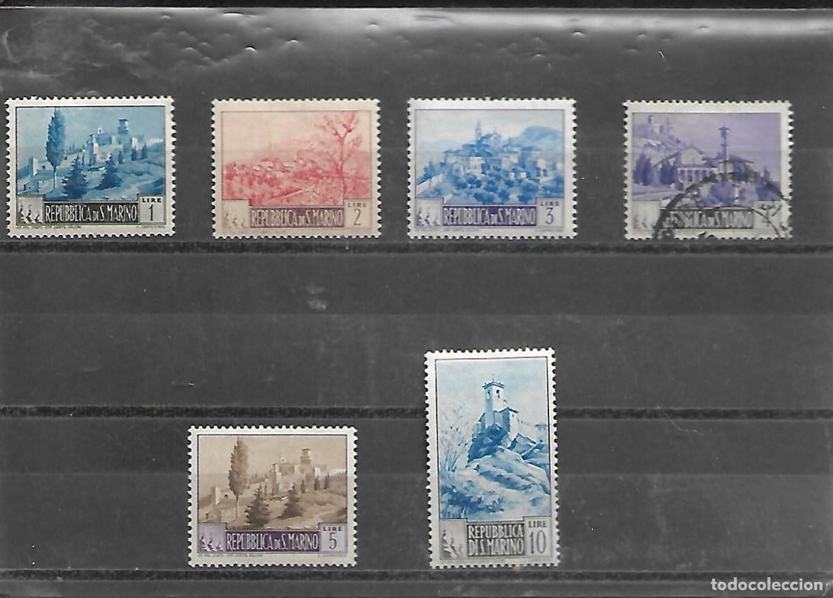 Sellos: SELLOS DE LA SERIE DE SAN MARINO DE 1949/50