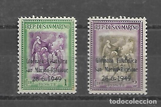 Sellos: SERIE COMPLETA NUEVA CHARNELA DE SAN MARINO DE 1949