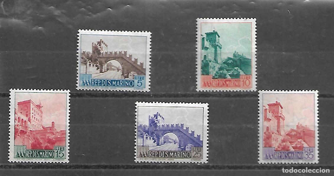 Sellos: SELLOS DE LA SERIE DE SAN MARINO DE 1955/57