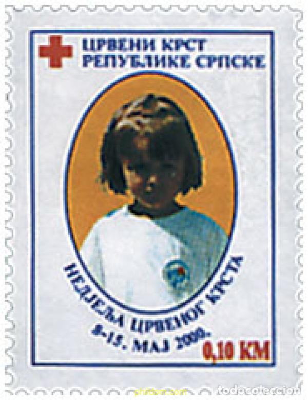 Sellos: 81101 MNH BOSNIA-HERZEGOVINA. Adm Serbia 2000 CRUZ ROJA