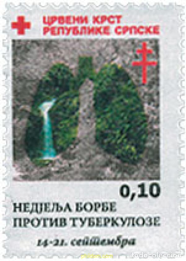 Sellos: 113934 MNH BOSNIA-HERZEGOVINA. Adm Serbia 2002 CONTRA LA TUBERCULOSIS