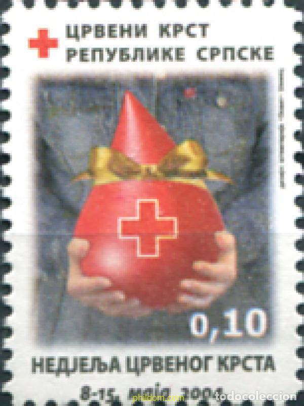 Sellos: 146268 MNH BOSNIA-HERZEGOVINA. Adm Serbia 2004 CRUZ ROJA