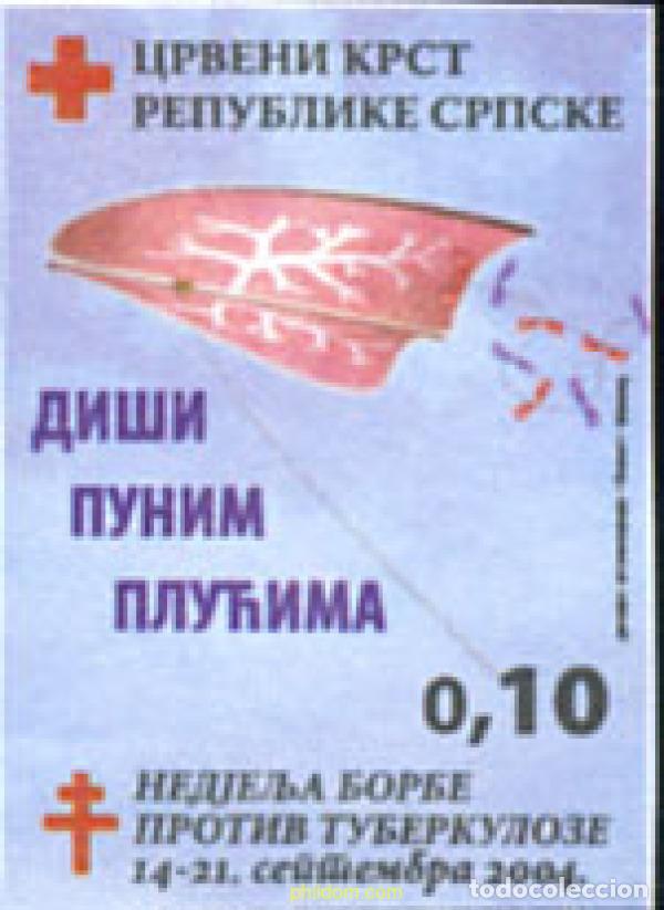 Sellos: 166232 MNH BOSNIA-HERZEGOVINA. Adm Serbia 2004 CRUZ ROJA