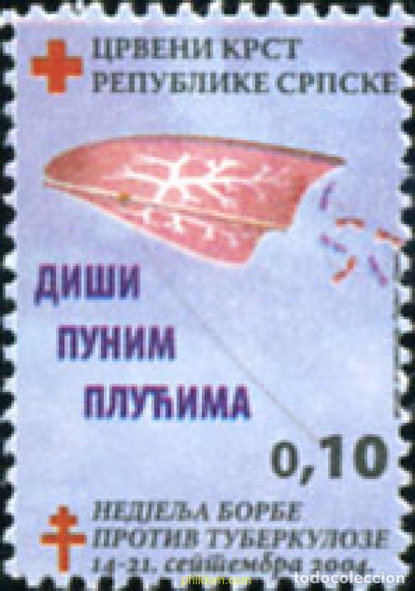 Sellos: 166231 MNH BOSNIA-HERZEGOVINA. Adm Serbia 2004 CRUZ ROJA