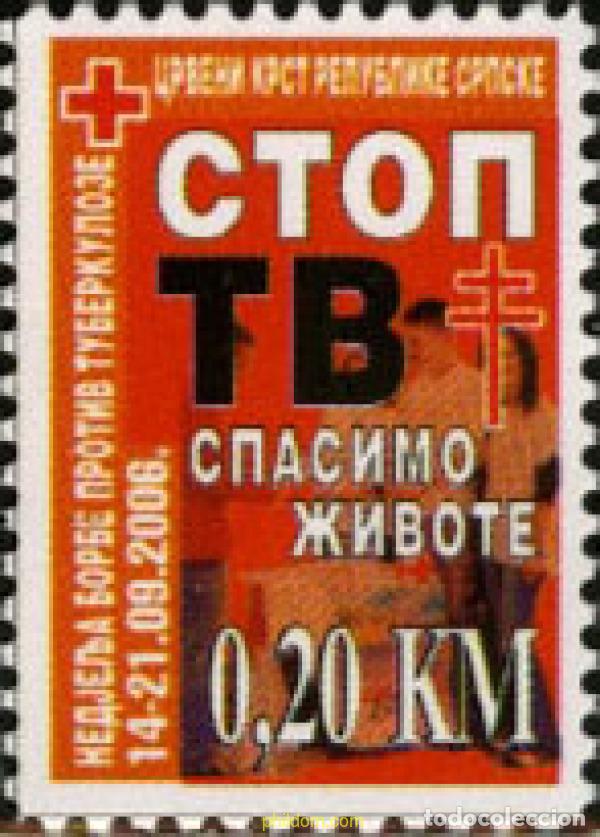 Francobolli: 193631 MNH BOSNIA-HERZEGOVINA. Adm Serbia 2006 SEMANA DE LA TUBERCULOSIS