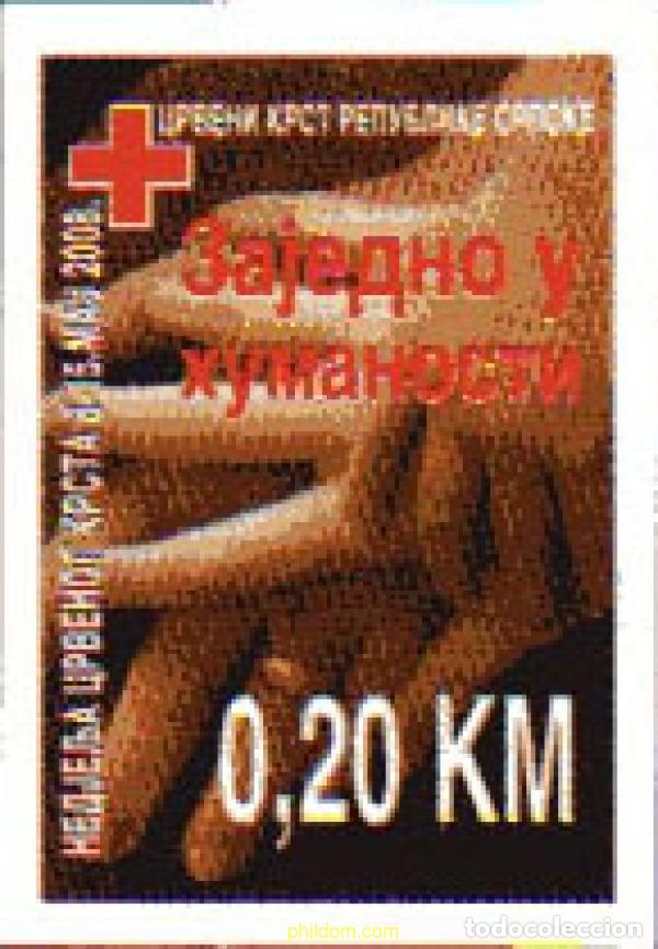 Sellos: 225970 MNH BOSNIA-HERZEGOVINA. Adm Serbia 2008 CRUZ ROJA