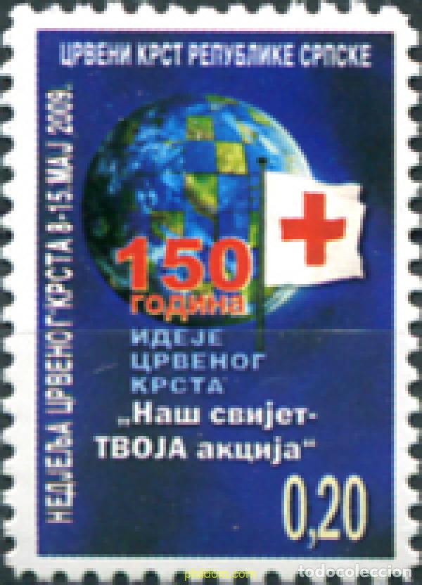 Sellos: 301375 MNH BOSNIA-HERZEGOVINA. Adm Serbia 2009 CRUZ ROJA