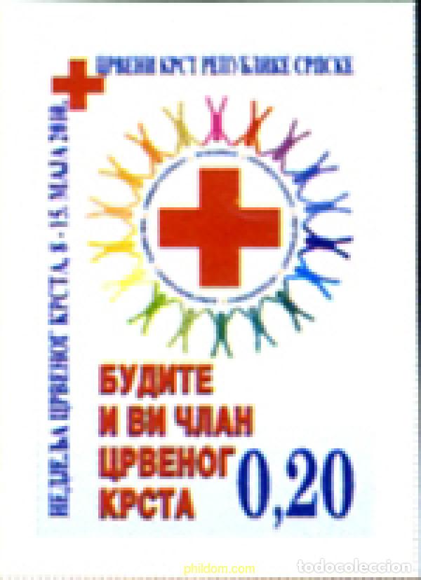 Sellos: 250571 MNH BOSNIA-HERZEGOVINA. Adm Serbia 2010 CRUZ ROJA