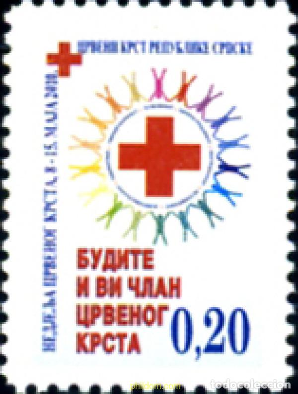 Sellos: 250570 MNH BOSNIA-HERZEGOVINA. Adm Serbia 2010 CRUZ ROJA