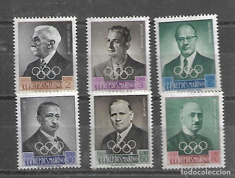 Sellos: SERIE COMPLETA NUEVA DE SAN MARINO DE 1959