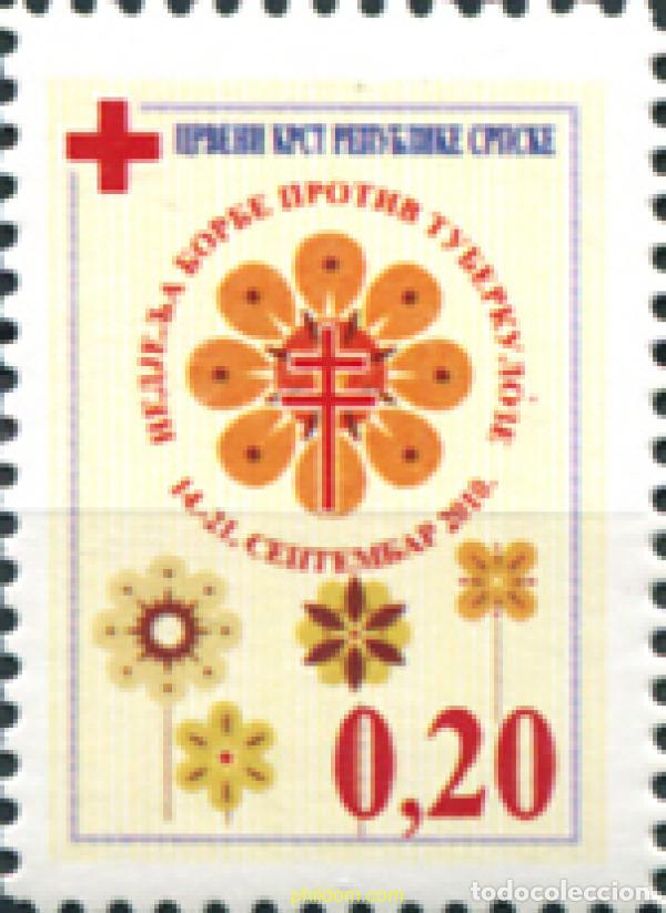 Sellos: 301371 MNH BOSNIA-HERZEGOVINA. Adm Serbia 2010 CRUZ ROJA