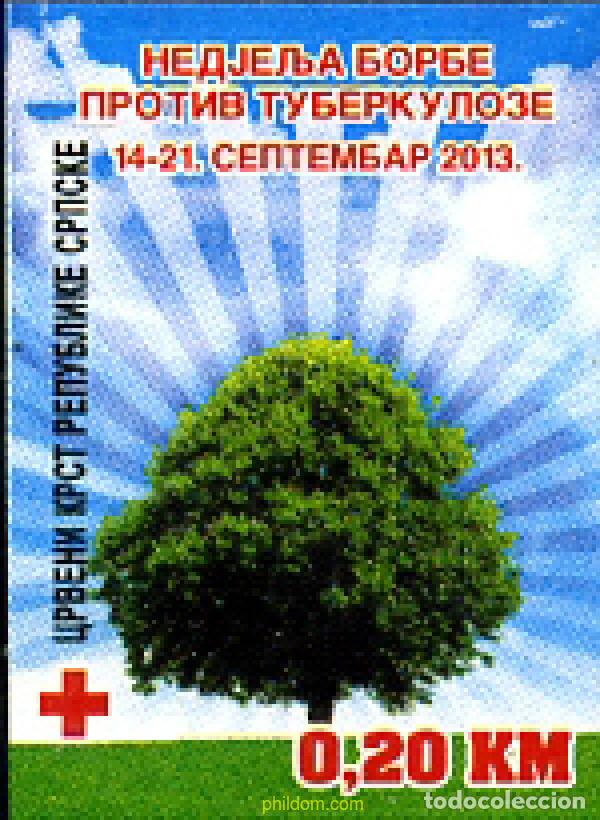 Sellos: 310963 MNH BOSNIA-HERZEGOVINA. Adm Serbia 2013 CRUZ ROJA - SIDA