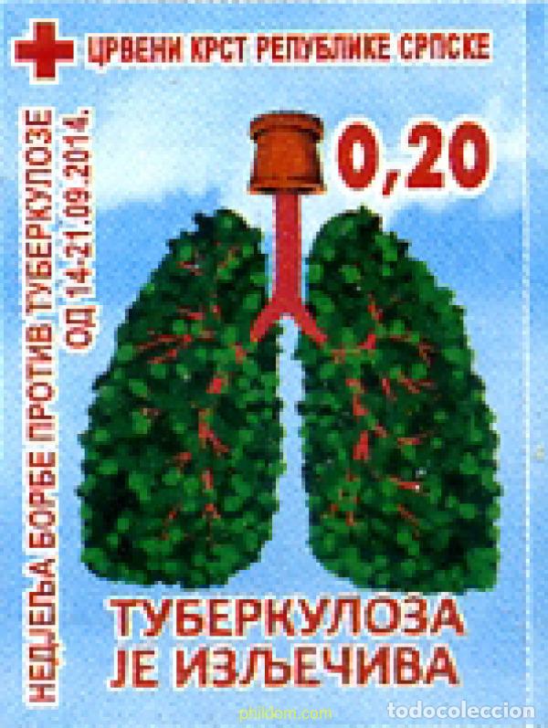 Sellos: 325137 MNH BOSNIA-HERZEGOVINA. Adm Serbia 2014 PULMONES