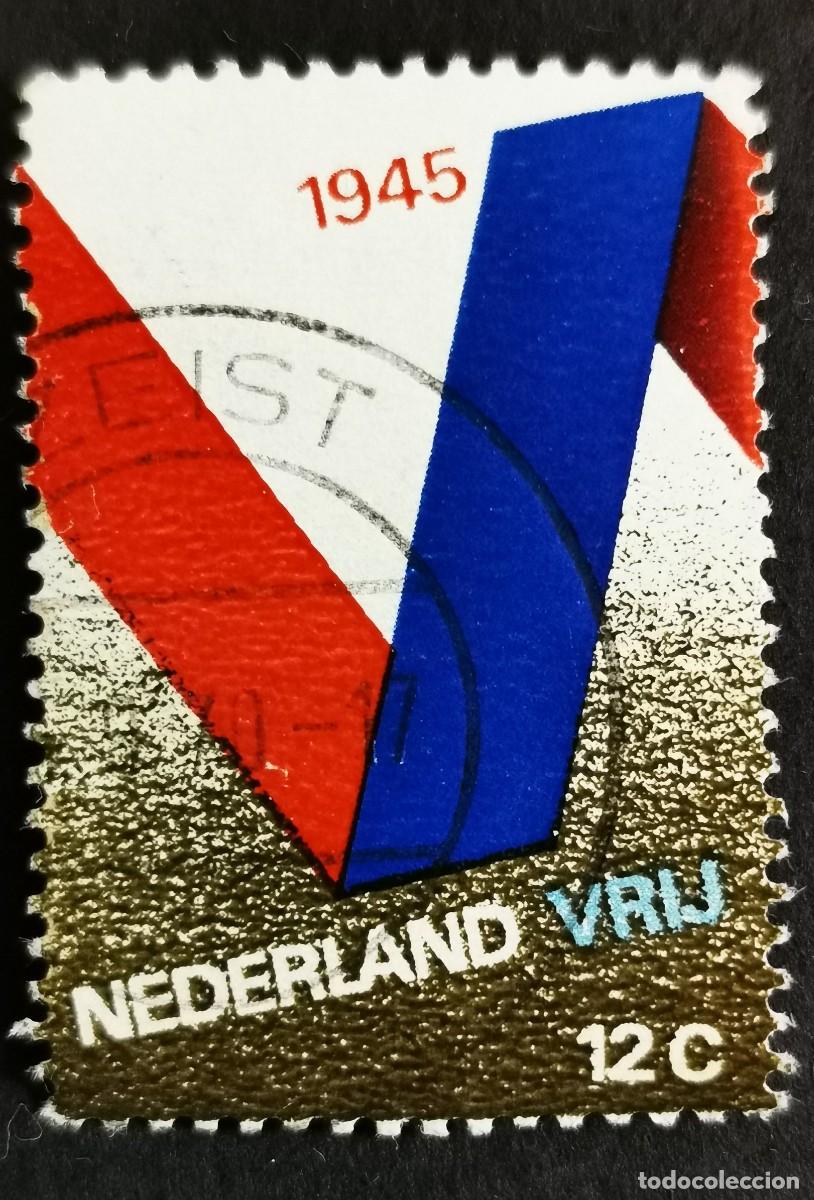 Sellos: Sello Pa&iacute;ses Bajos 1970, 25&ordm; aniversario de la liberaci&oacute;n, 12 c. Michel: NL 941