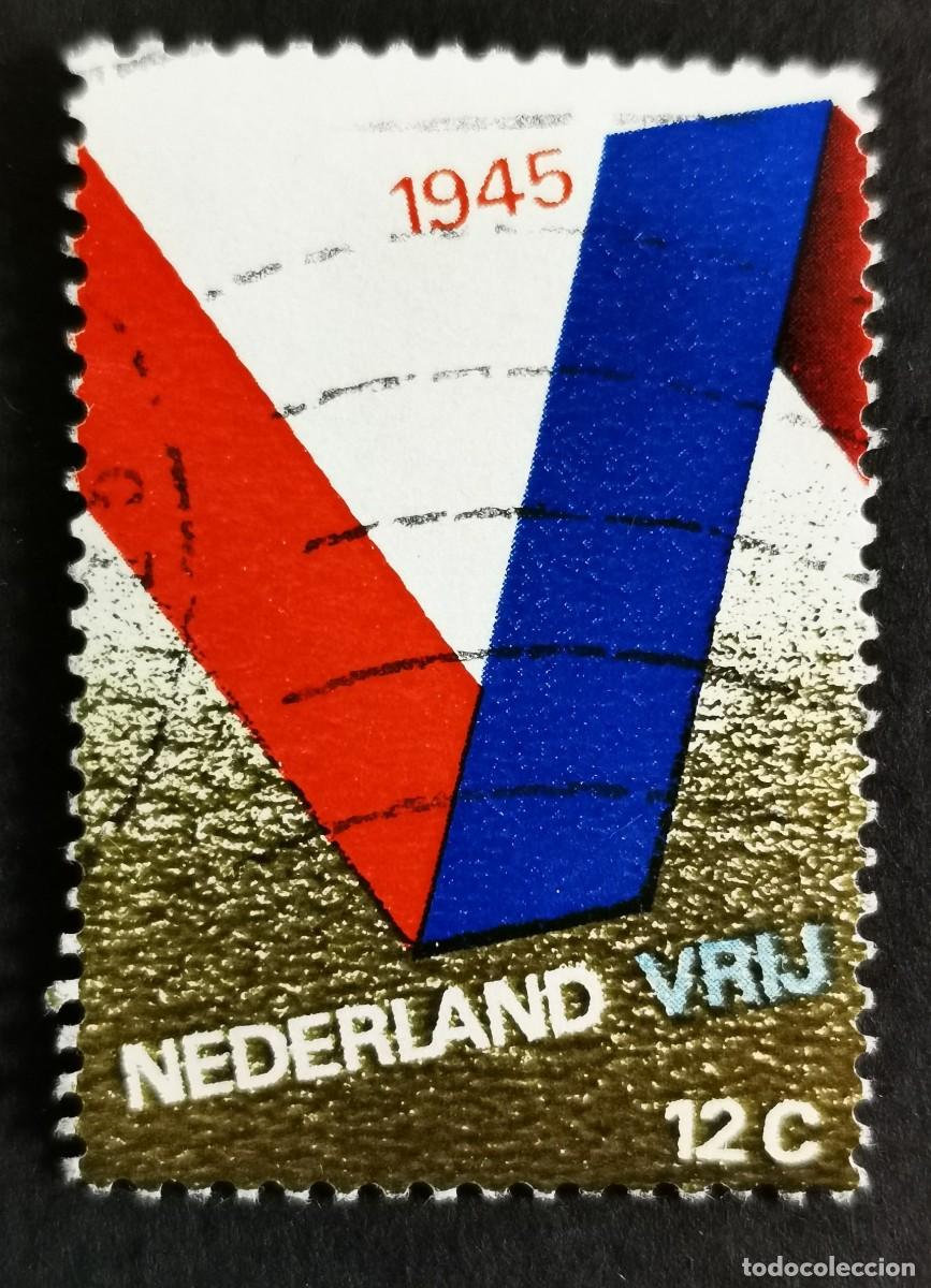 Sellos: Sello Pa&iacute;ses Bajos 1970, 25&ordm; aniversario de la liberaci&oacute;n, 12 c. Michel: NL 941