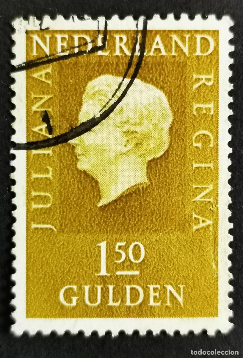 Sellos: Sello Pa&iacute;ses Bajos 1971, Reina Juliana (1909-2004), Tipo 'Regina', 1,50 &fnof;. Michel: NL 956x
