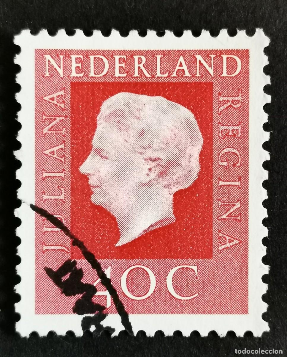 Sellos: Sello Pa&iacute;ses Bajos 1972, Reina Juliana (1909-2004), Tipo 'Regina', 40 c. Michel: NL 976A